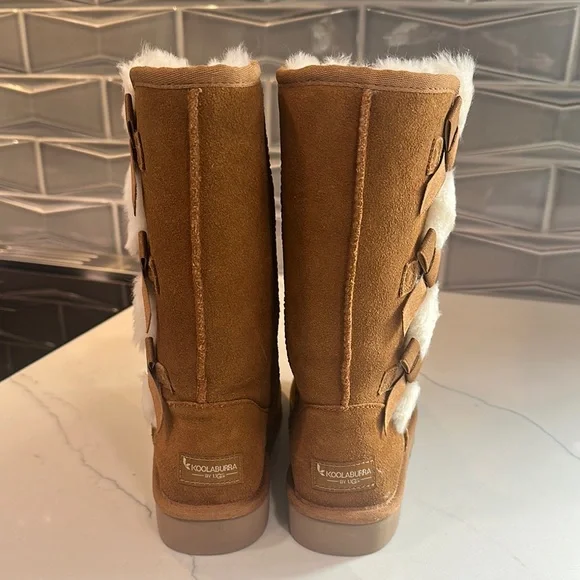 Brown Suede Ugg  Boots - Picture 3 of 4